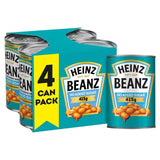 Heinz ללא תוספת סוכר שעועית אפויה ברוטב עגבניות עשיר 4 x 415 גרם