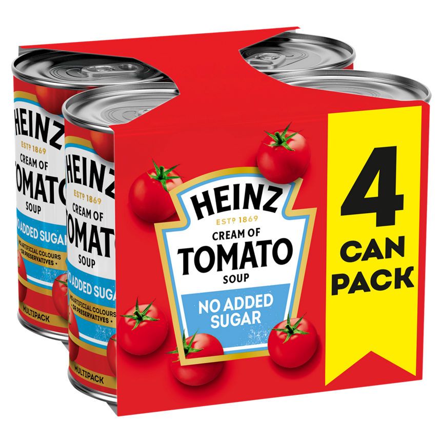 Heinz uten tilsatt sukker krem ​​av tomatsuppe
