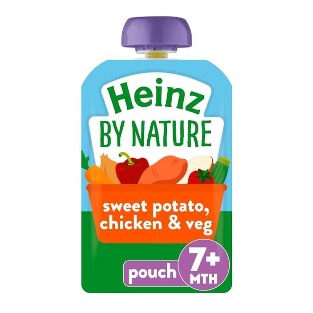 Heinz Sweet Potato Chicken & Veggies Pouch Baby Food 7+ Months    130g