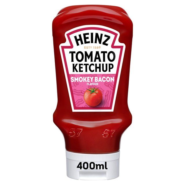 Heinz Tomato Ketchup Smokey Bacon Flavour   400ml