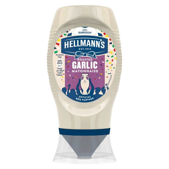 Hellmann's Garlic Squeezy Mayonnaise    250ml