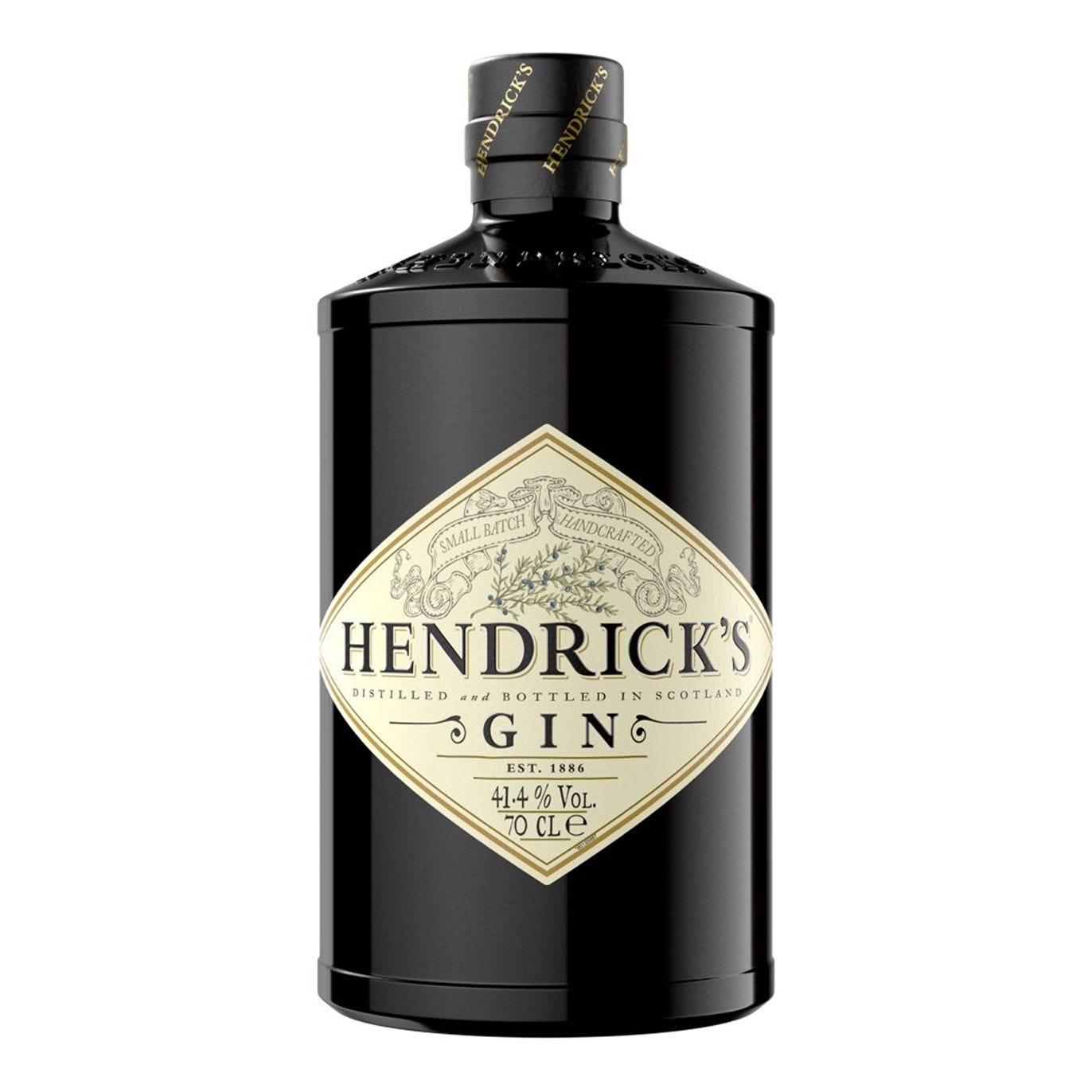 Hendrick's handcrafted gin 70cl, imported from the UK