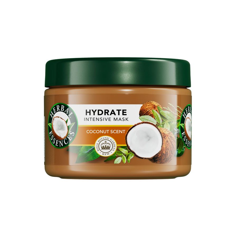 Herbal Essences Coconut Scent Hydrate Hair Mask 300ml to Deeply Nourish Very Dry Hair