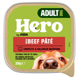 Hero by ASDA Adult Dog Food Beef P&amp;acirc;t&amp;eacute; 300g