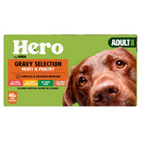 Hero by ASDA Adult Dog Food Gravy Selection Meaty &amp;amp; Poultry 40 x 100g Pouches