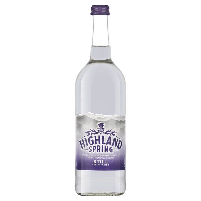 Highland Spring Still Water Glass   750ml