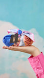 Lush Highland Cow Knot Wrap 50x50cm, imported from the UK