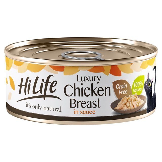 HiLife It's Only Natural Luxury Cat Food - Chicken Breast in Sauce   70g