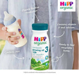 HiPP Organic 3 Growing up Baby Milk Ready to feed liquid - 12th month onwards (8 x 200ml)