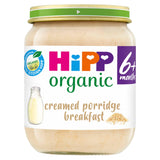 HiPP Organic Creamed Porridge Breakfast Baby Food Jar 6+ Months 125g