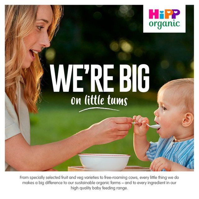 HiPP Organic Creamed Porridge Breakfast Baby Food Jar 6+ Months    125g