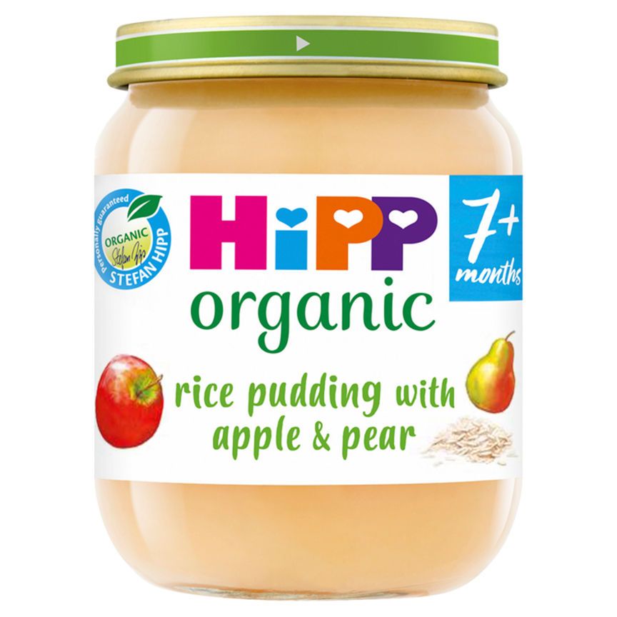 HiPP Rice Pudding With Apple & Pear Baby Food Jar 7+ Months