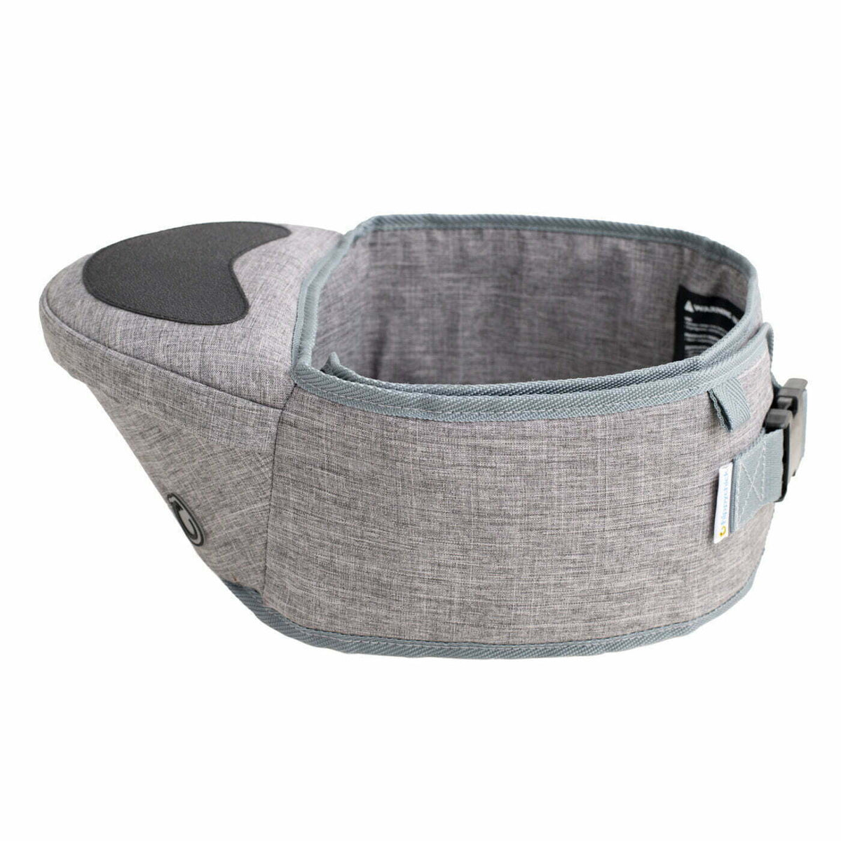 Hippychick Hipseat toddler carrier in Denim Grey - British product
