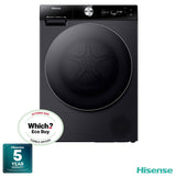 Hisense DH7S107BB, 10kg Heat Pump Dryer A+++ Rating in Black