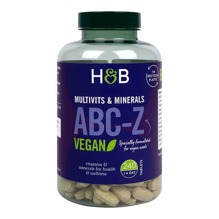 Holland &amp; Barrett ABC til Z Vegan Multivitamins 240 tabletter