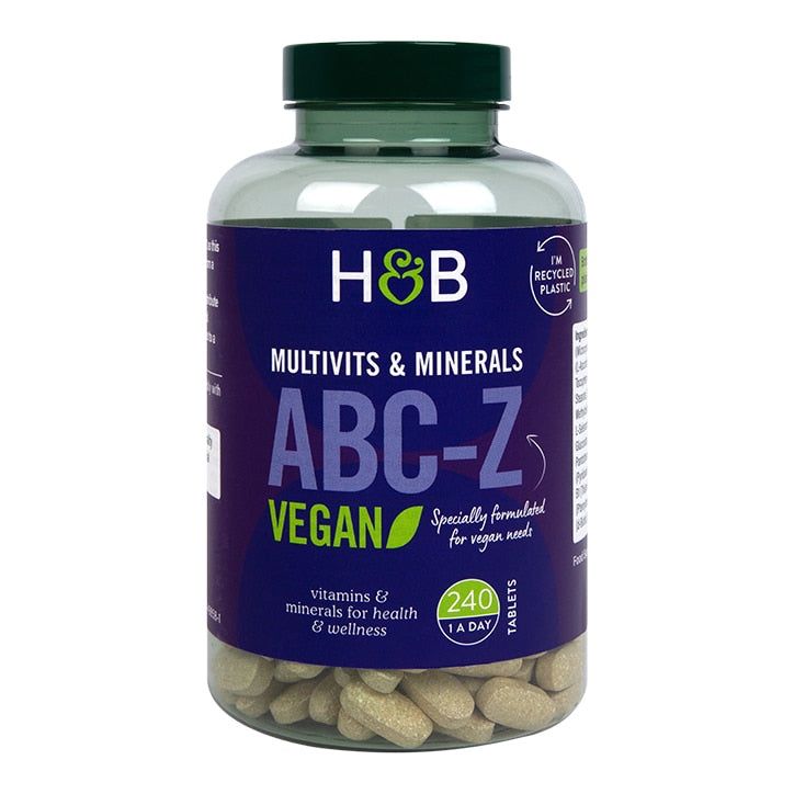 Holland & Barrett ABC to Z Vegan Multivitamins 240 Tablets