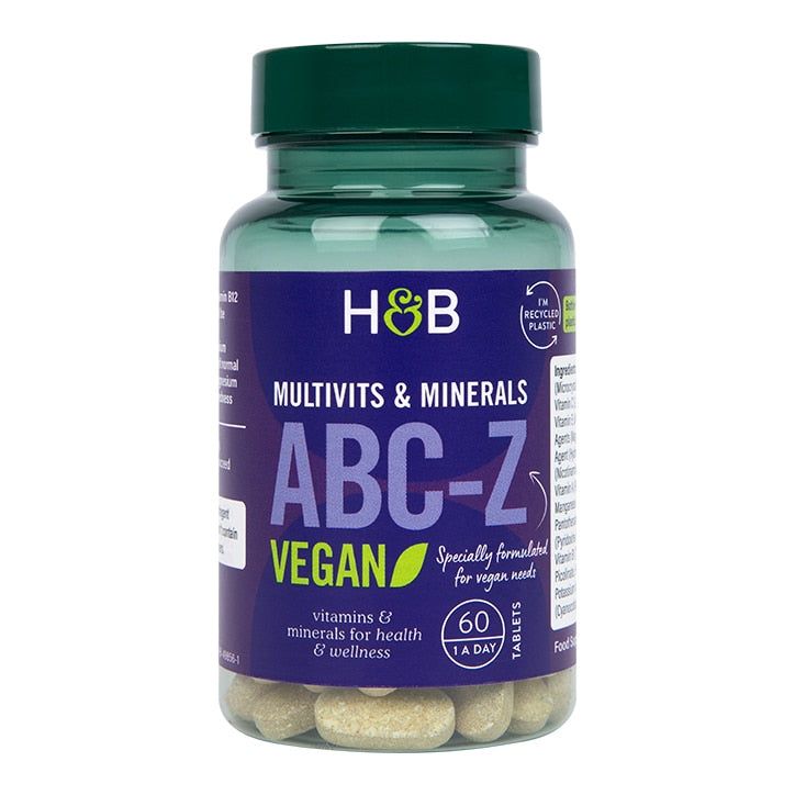 Holland &amp; Barrett ABC til Z Vegan Multivitamins 60 tabletter