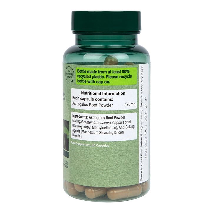 Holland &amp; Barrett Astragalus 470mg 90 kapsler
