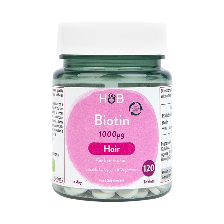 Holland &amp;amp; Barrett Biotin 1000ug 60 Tablets