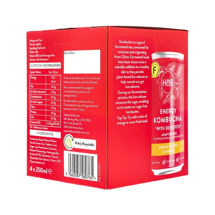 Holland &amp;amp; Barrett Glow Kombucha 250ml