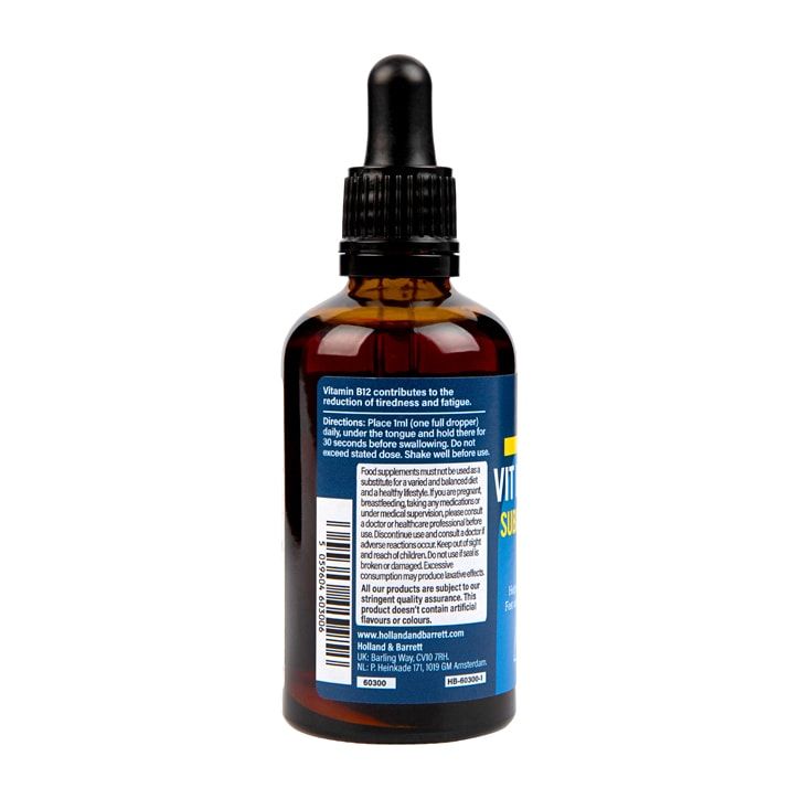 Holland &amp;amp; Barrett High Strength Vitamin B Complex 60ml Liquid Mixed Berry