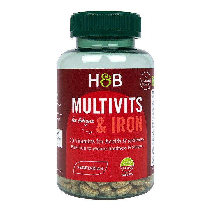 Holland &amp;amp; Barrett Multivitamins &amp;amp; Iron 240 Tablets