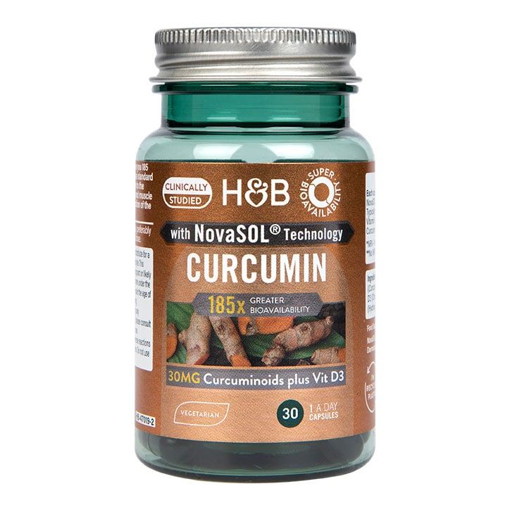 Holland & Barrett Novasol Bio-available Curcumin & Vit D 30 Capsules