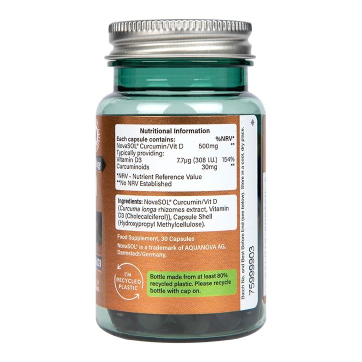 Holland &amp;amp; Barrett Novasol Bio-available Curcumin &amp;amp; Vit D 30 Capsules Default Title