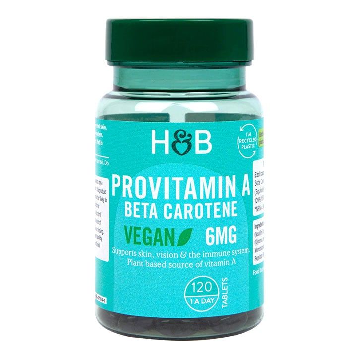 Holland &amp;amp; Barrett ProVitamin A 6mg 120 Tablets