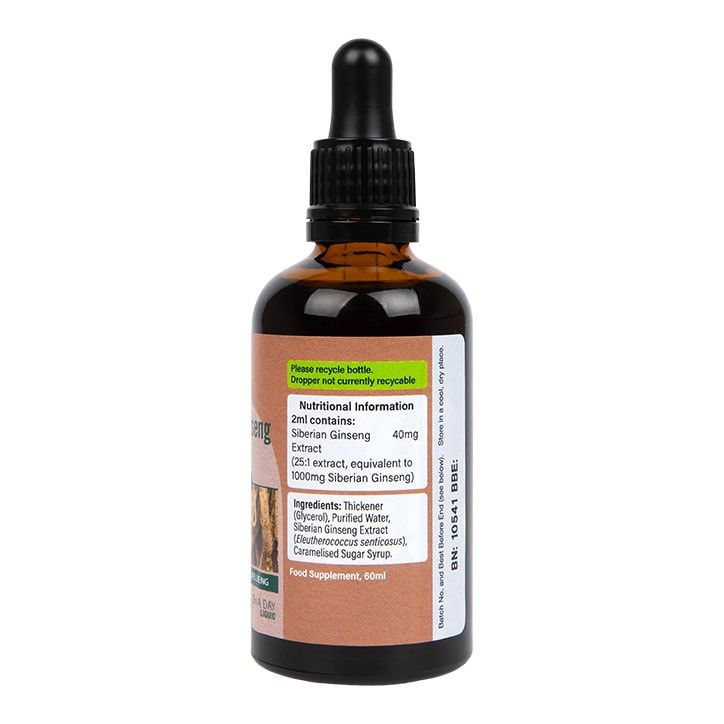 Holland &amp; Barrett Siberian Ginseng 1000mg 60ml væske