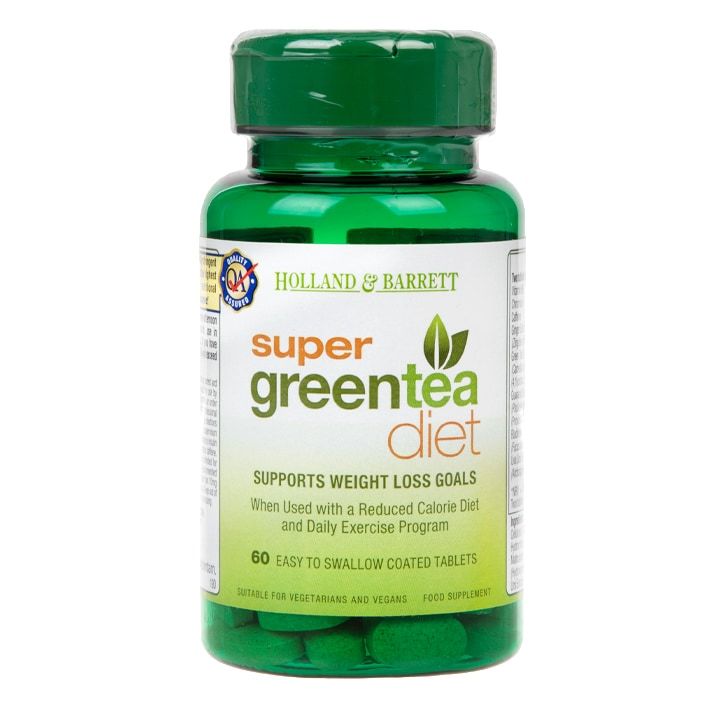 Holland &amp;amp; Barrett Super Green Tea Diet 60 Tablets