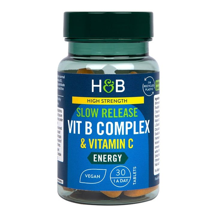Holland &amp;amp; Barrett Super Strength Complete Vit B Complex + Vitamin C 30 Tablets