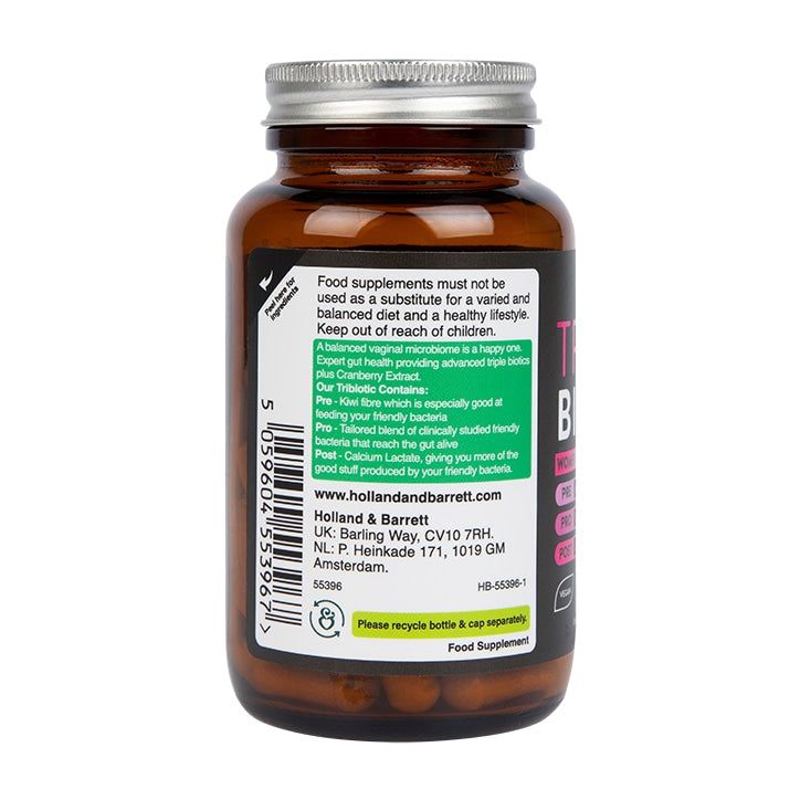 Holland &amp;amp; Barrett Tribiotics Women's Intimate Health 60 Capsules