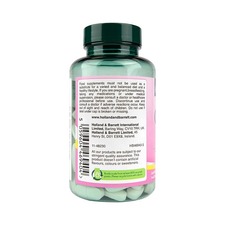 Holland &amp; Barrett Vegán Kalcium Magnézium D-vitamin és amp; Cink 120 tabletta