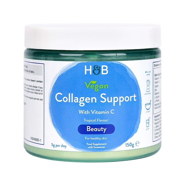 Holland &amp;amp; Barrett Vegan Collagen Tropical Flavoured Powder 150g