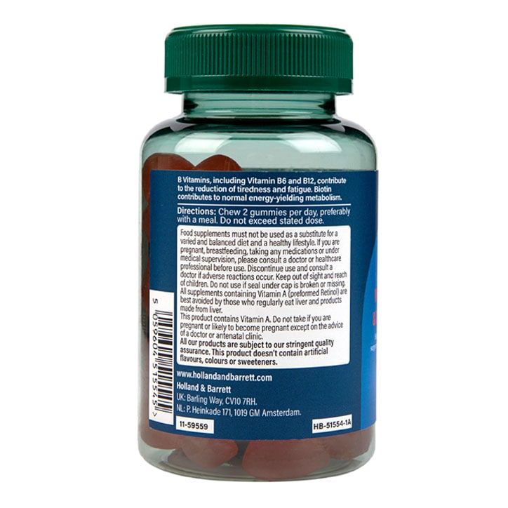 Holland &amp; Barrett Vit B Complex Gummy 60 tyggetabletter
