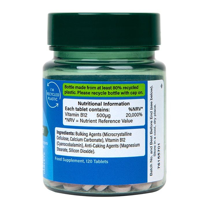 Holland &amp;amp; Barrett Vitamin B12 100ug 120 Tablets