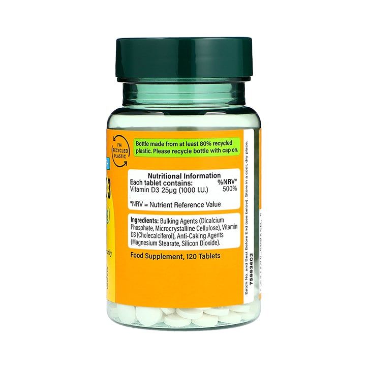 Holland &amp; Barrett D-vitamin 3000 NE 75 ug 120 tabletta