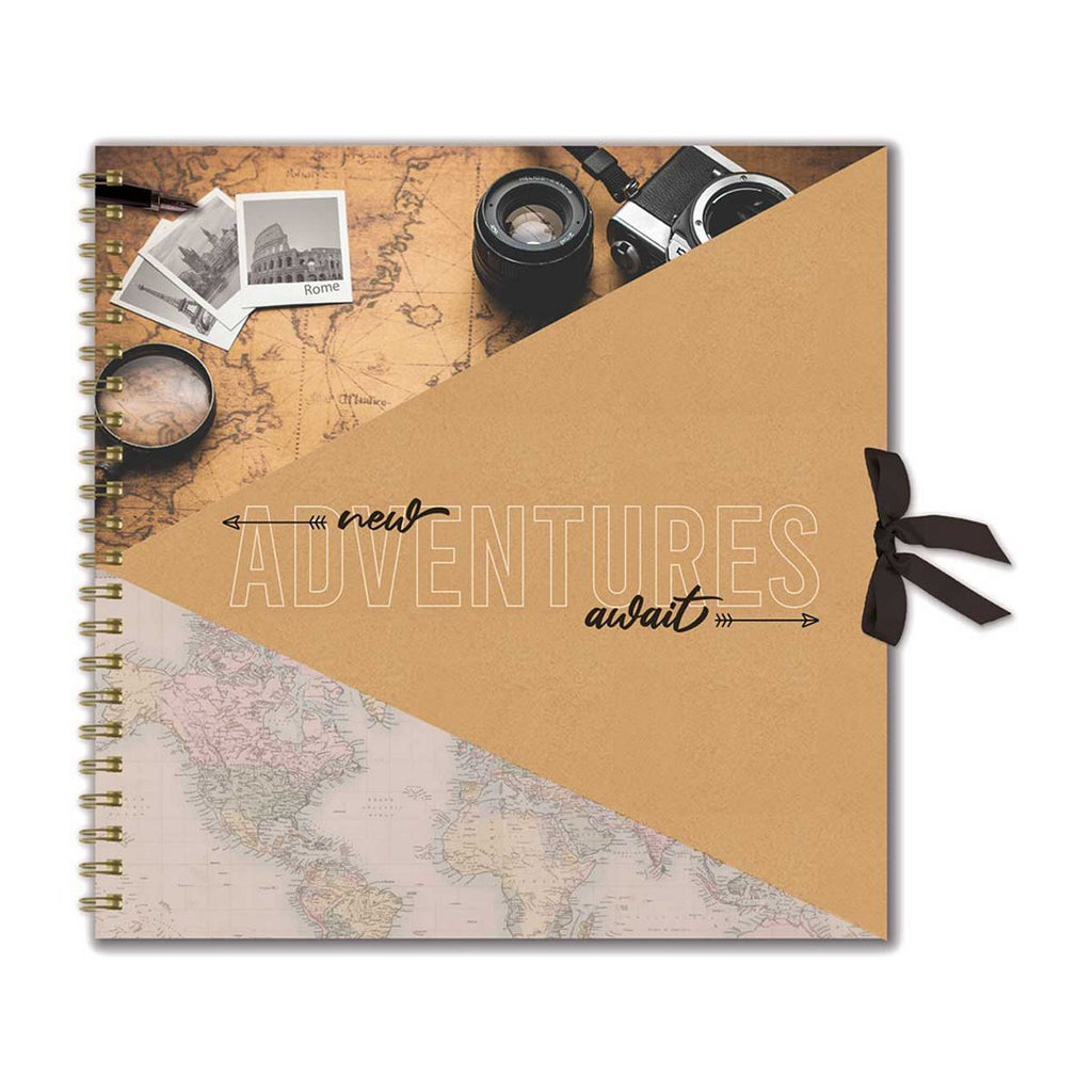 Home Collection Brown Travel Scrapbook