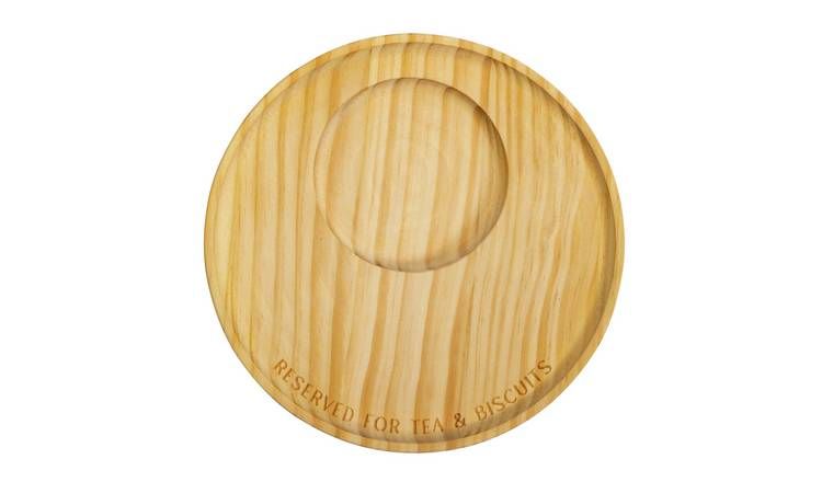 Home Wooden Tea &amp;amp; Biscuits Tray