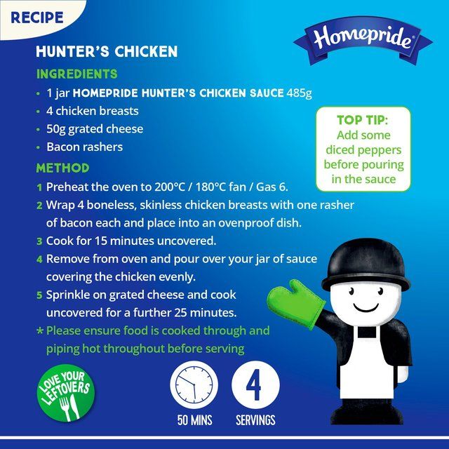 Homepride Hunters Chicken Cooking Sauce   485g