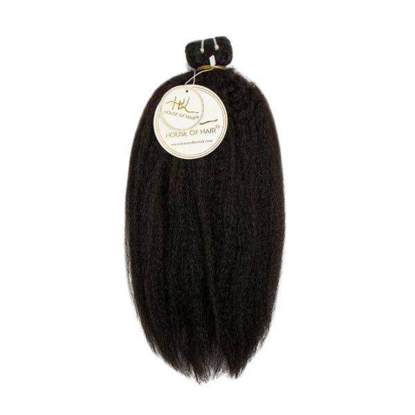 House Of Hair UK Kinky Straight Ebony Weft 24 - Bundle