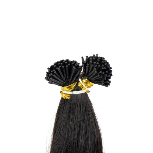 House Of Hair UK Straight Ebony I-tip 20 (1B)