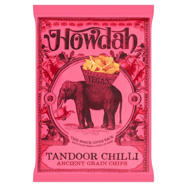 Howdah  Ancient Grain Chips - Tandoor Chili   130g