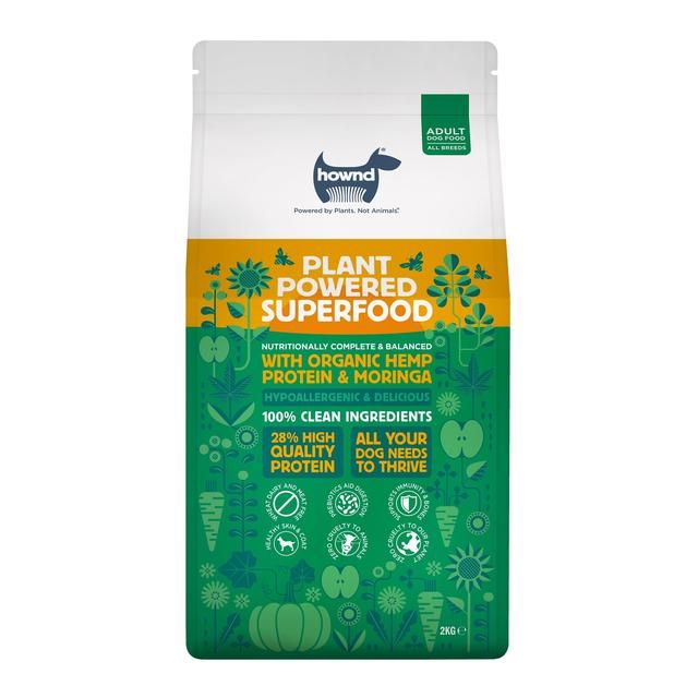 Hownd Plant Powered Superfood Complete Vegan Dog Food   2kg