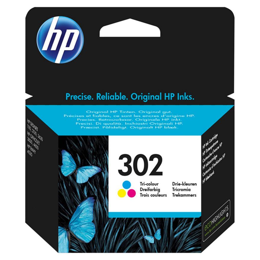 HP 302 Colour Ink Cartridge