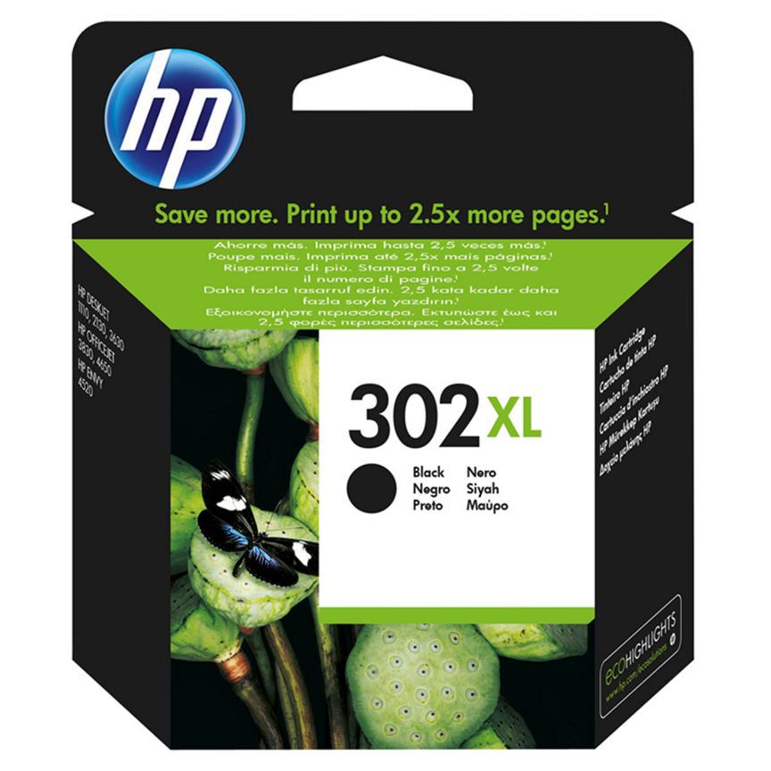 HP 302 XL Black Ink Cartridge