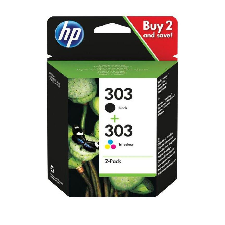 HP 303 Black & Colour Ink Cartridge