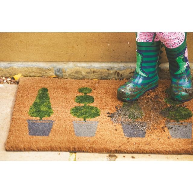 Hug Rug 45cm x 75cm Topiary Printed Door Mat