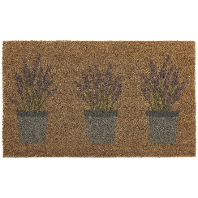 Hug Rug Lavender Print Door Mat